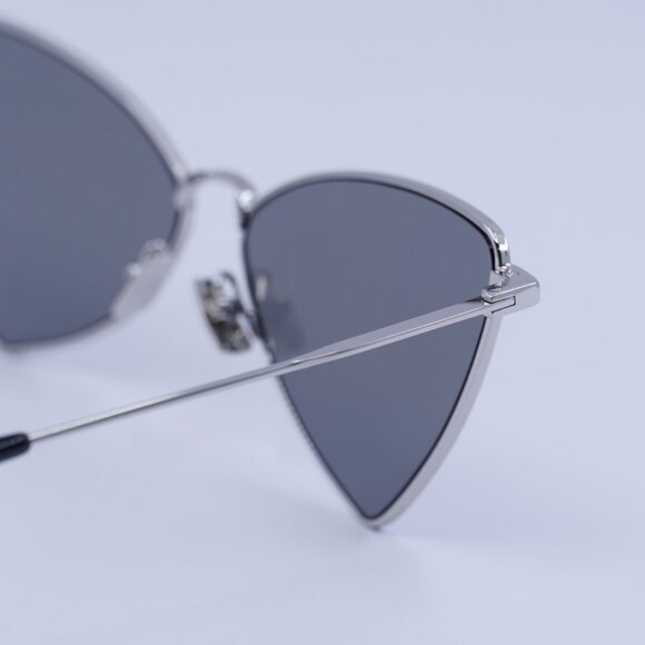🕶️ New Saint Laurent SL303 JERRY 010 Sunglasses - Silver Frame, Grey Lenses - Picture 5 of 10